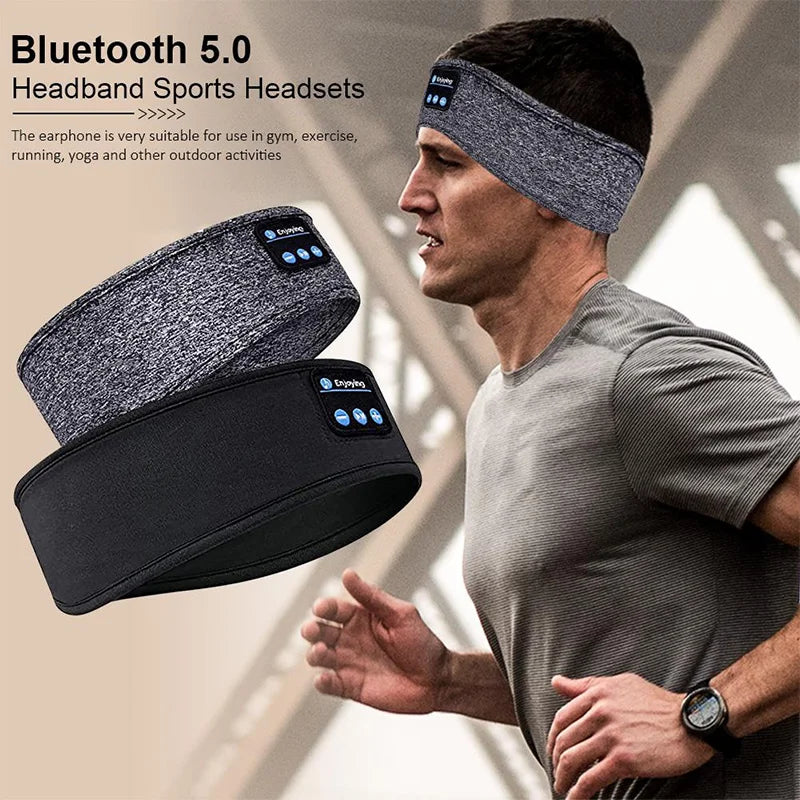 Enjoying Wireless Bluetooth Sleep Headband – Sleep, Sweat, and Stream in Total Comfort