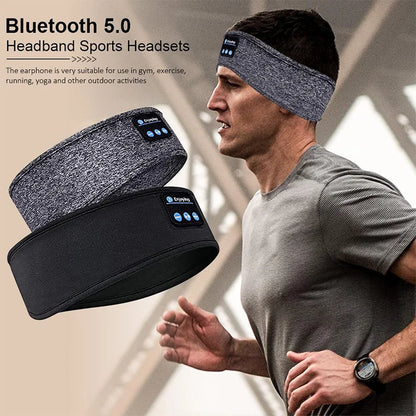 Enjoying Wireless Bluetooth Sleep Headband – Sleep, Sweat, and Stream in Total Comfort