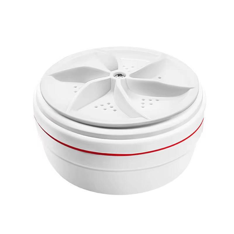 TurboClean™ Mini Washer: USB-Powered Ultrasonic Laundry Solution for Home & Travel