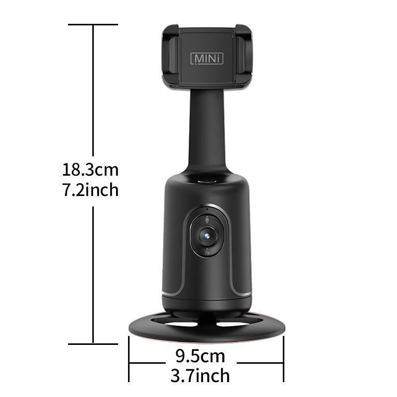 360° Auto Face Tracking Gimbal Stabilizer for Phones, Vlogging & Video Recording