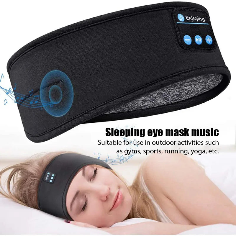 Enjoying Wireless Bluetooth Sleep Headband – Sleep, Sweat, and Stream in Total Comfort