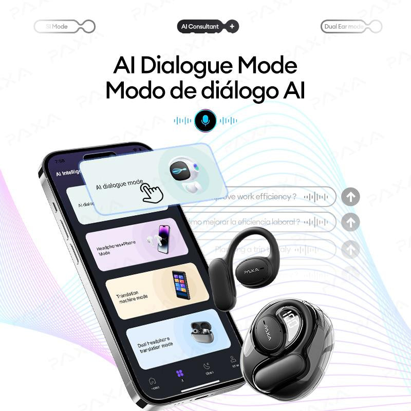 135 Languages Wireless Bluetooth Translation Earphones